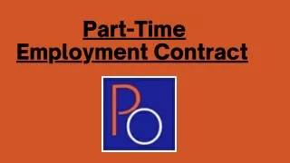 Part-Time Employment Contract
