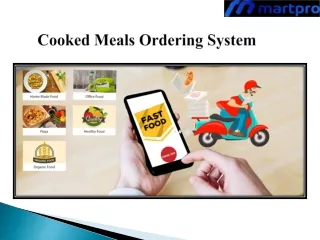 cooked meals ordering system