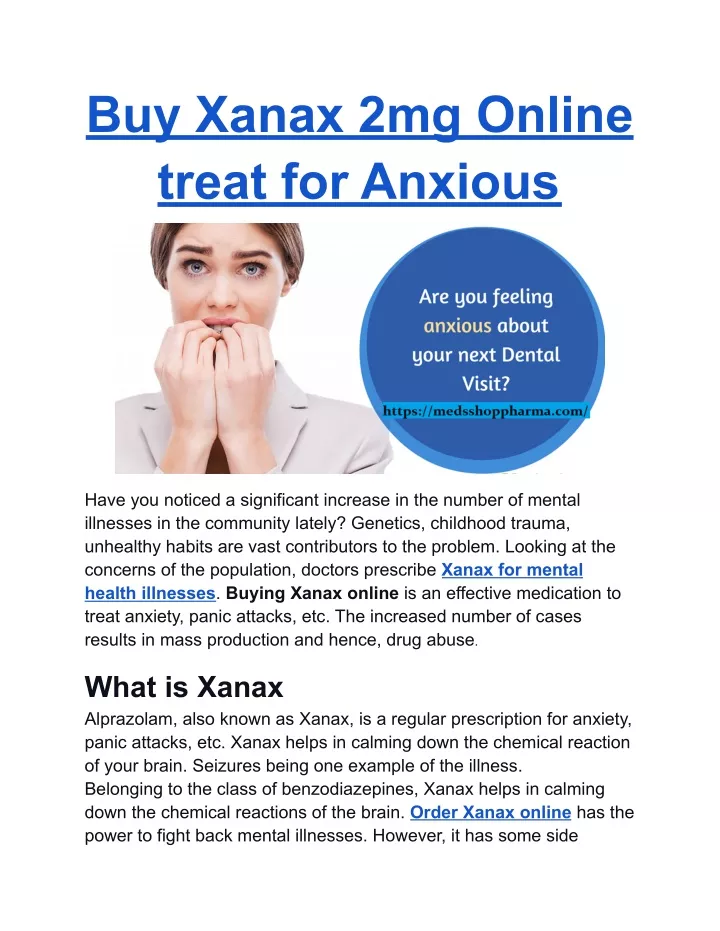 buy xanax 2mg online treat for anxious