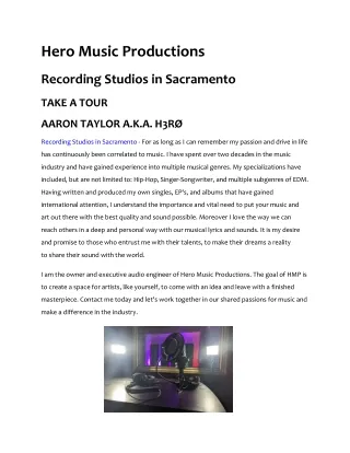 hero music productions