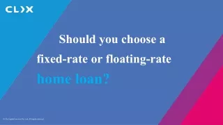 should you choose a fixed rate or floating rate