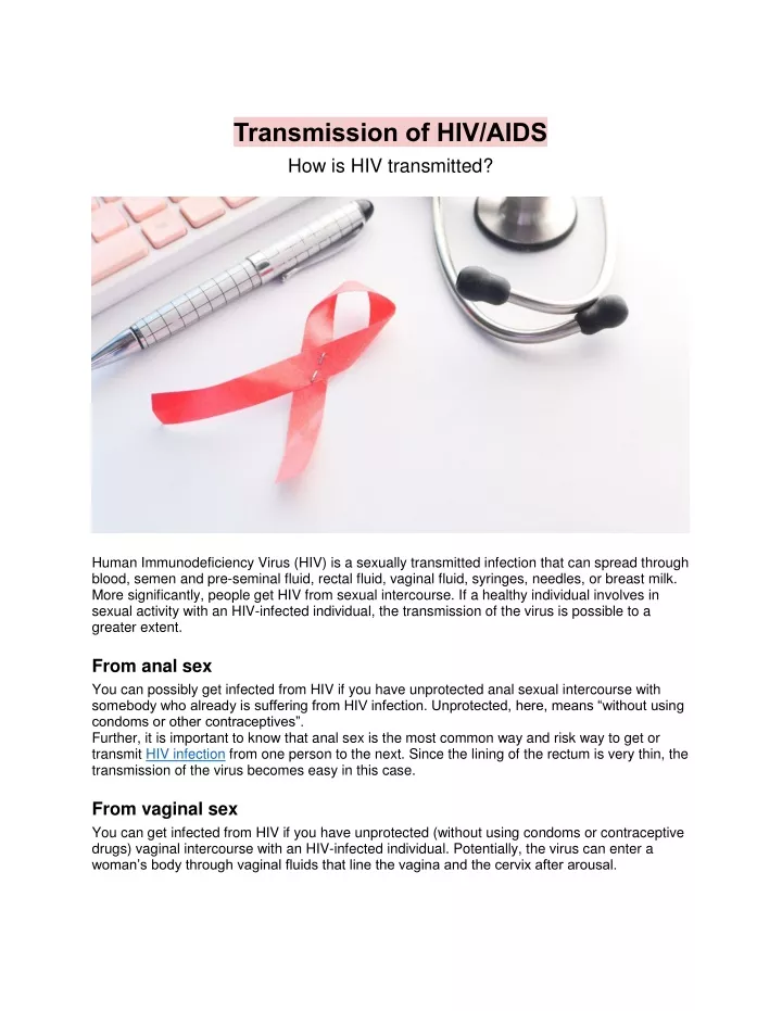 ppt-transmission-of-hiv-aids-powerpoint-presentation-free-download