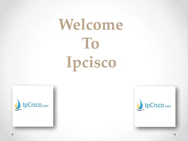 welcome to ipcisco