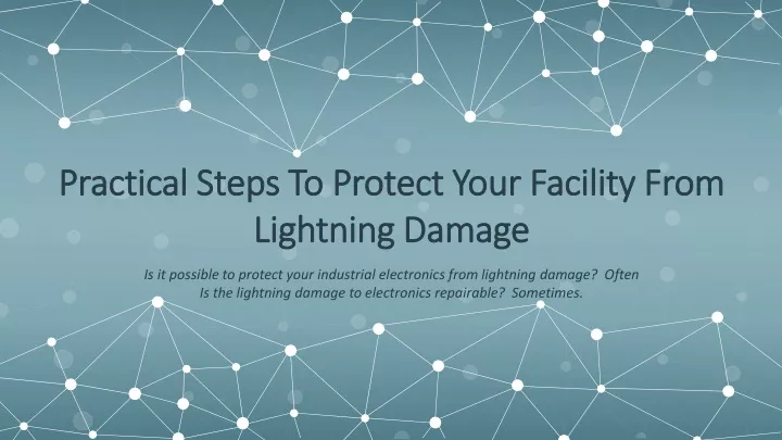 practical steps to protect your facility from