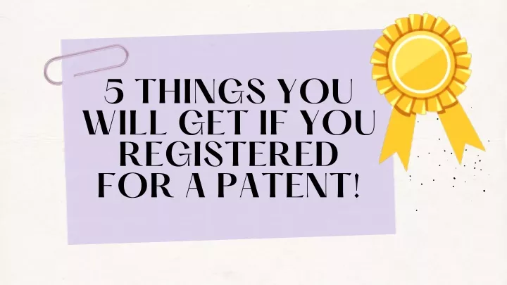 5 things you will get if you registered
