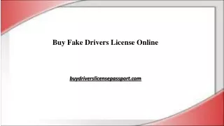 buy fake drivers license online