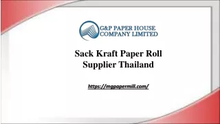 sack kraft paper roll supplier thailand