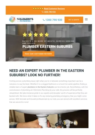 Plumber Dee Why