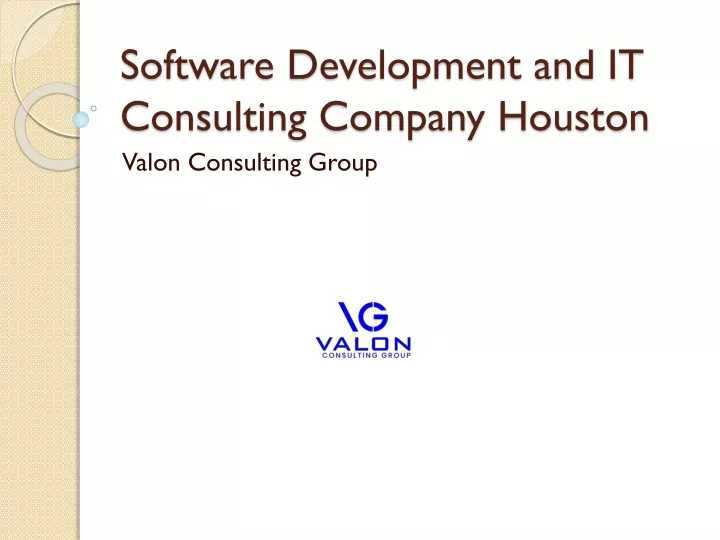 software development and it consulting company houston