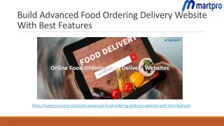 Build Advanced Food Ordering Delivery Website With Best Features