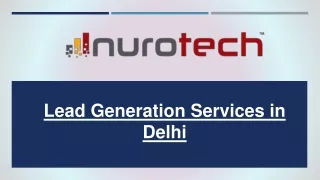 Nurotech Lead Generation Services
