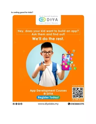is coding good for kids