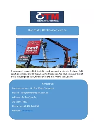 hiab truck otmtransport com au