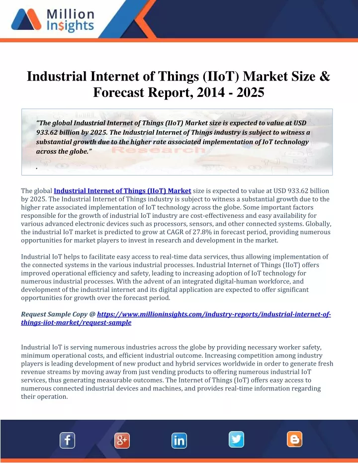 industrial internet of things iiot market size