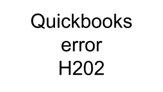 quickbooks error h202