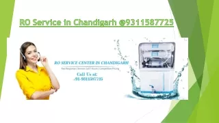 RO Service in Chandigarh @9311587725