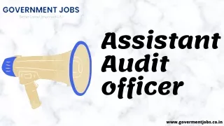 Assistant Audit officer