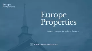Property For Sale In France | Europe Properties