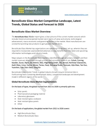 www industrydataanalytics com