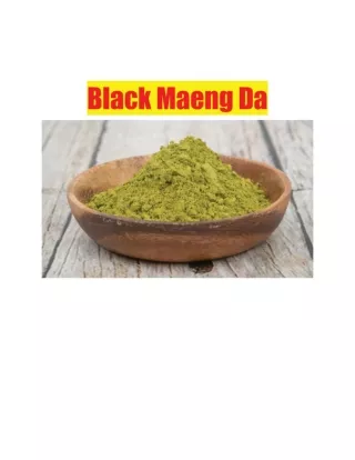 Black Maeng Da