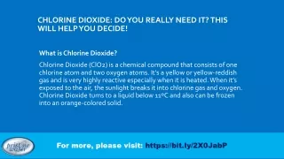 Chlorine Dioxide Do You Really Need It This Will Help You Decide!