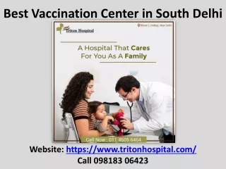 Best Vaccination Center in South Delhi | Best Hospital in South Delhi