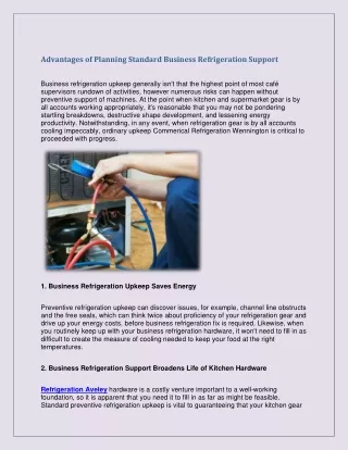 advantages of planning standard business