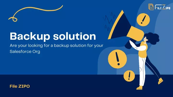 backup solution are your looking for a backup