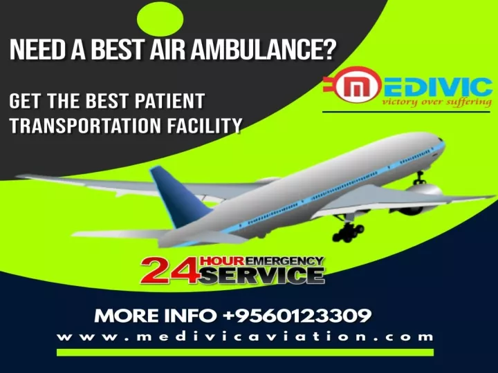 PPT - Hire High-Class ICU Air Ambulance Services in Patna by Medivic ...