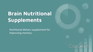 Benefits & Risks for Taking the Brain Nutritional Supplements