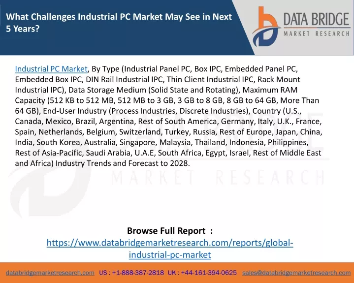 what challenges industrial pc market