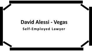 David Alessi - Vegas - A Results-driven Competitor