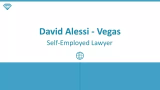 David Alessi - Vegas - Provides Consultation in HOA Law