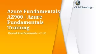 Azure Fundamentals AZ900 | Azure Fundamentals Training