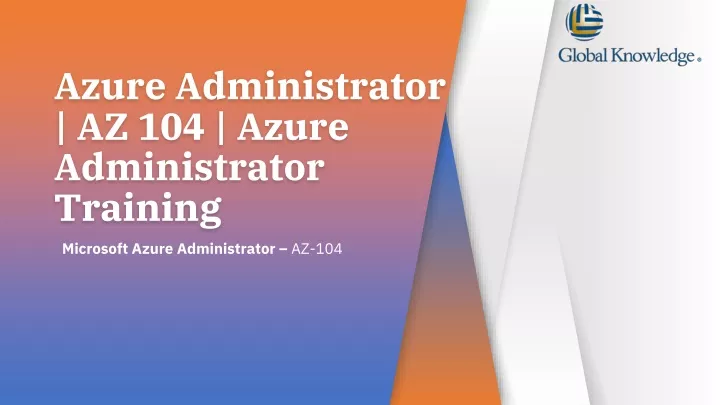 microsoft azure administrator az 104