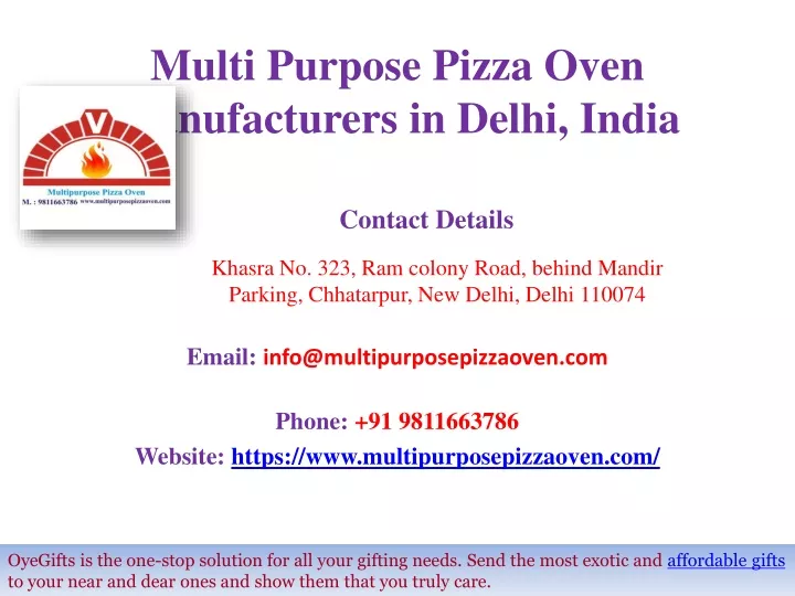 multi purpose pizza oven manufacturers in delhi india