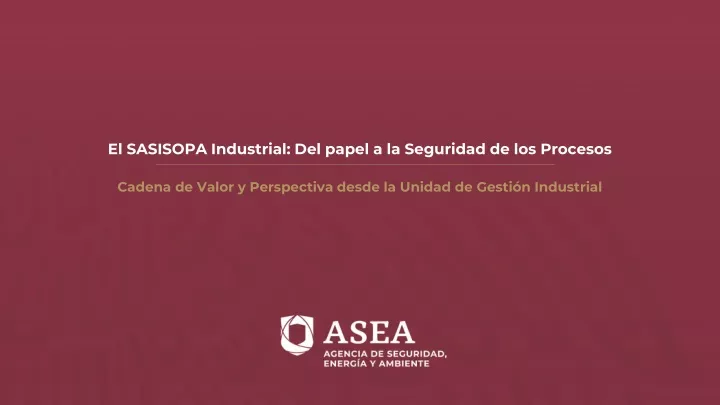 el sasisopa industrial del papel a la seguridad