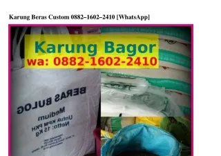 karung beras custom 0882 1602 2410 whatsapp