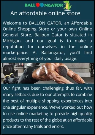Ballon Gator An affordable online store (2)