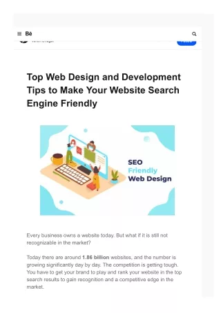 top web design tips to make your website