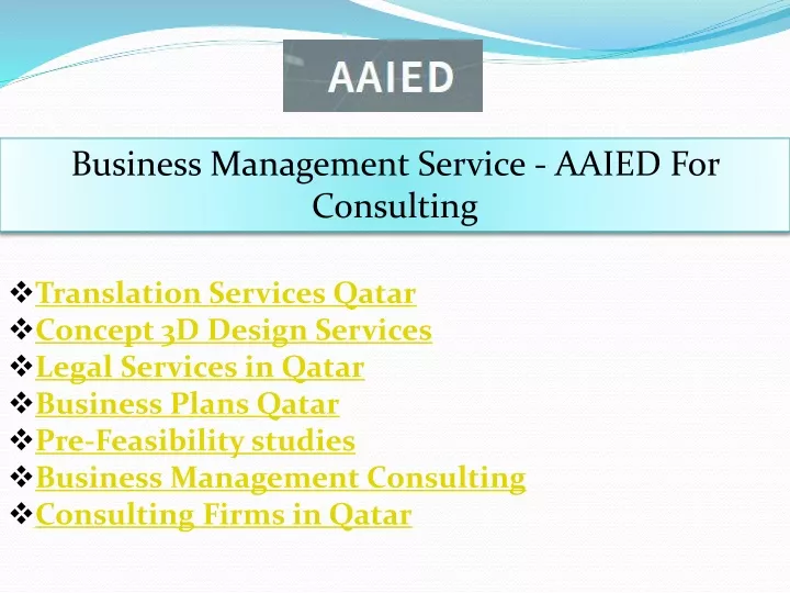 business management service aaied for consulting