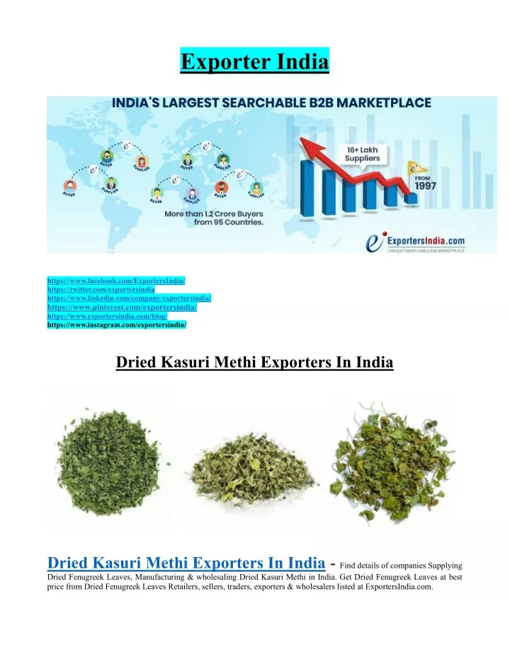 exporter india