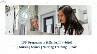 LPN Programs in Hillside, IL – 60162 | Nursing School | Nursing Training Illinoi