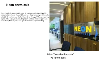 neon chemicals products from all over the world