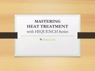 Quenching Oils