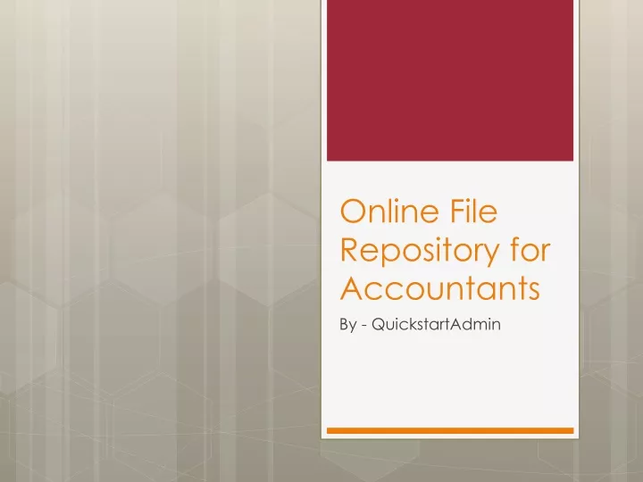 online file repository for accountants