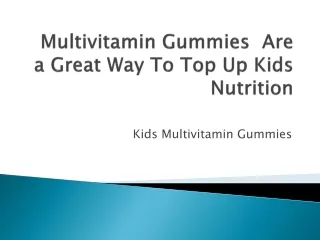 PPT Kids Multivitamin Gummies
