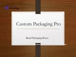 custom packaging pro