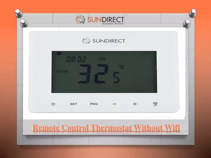 remote control thermostat without wifi