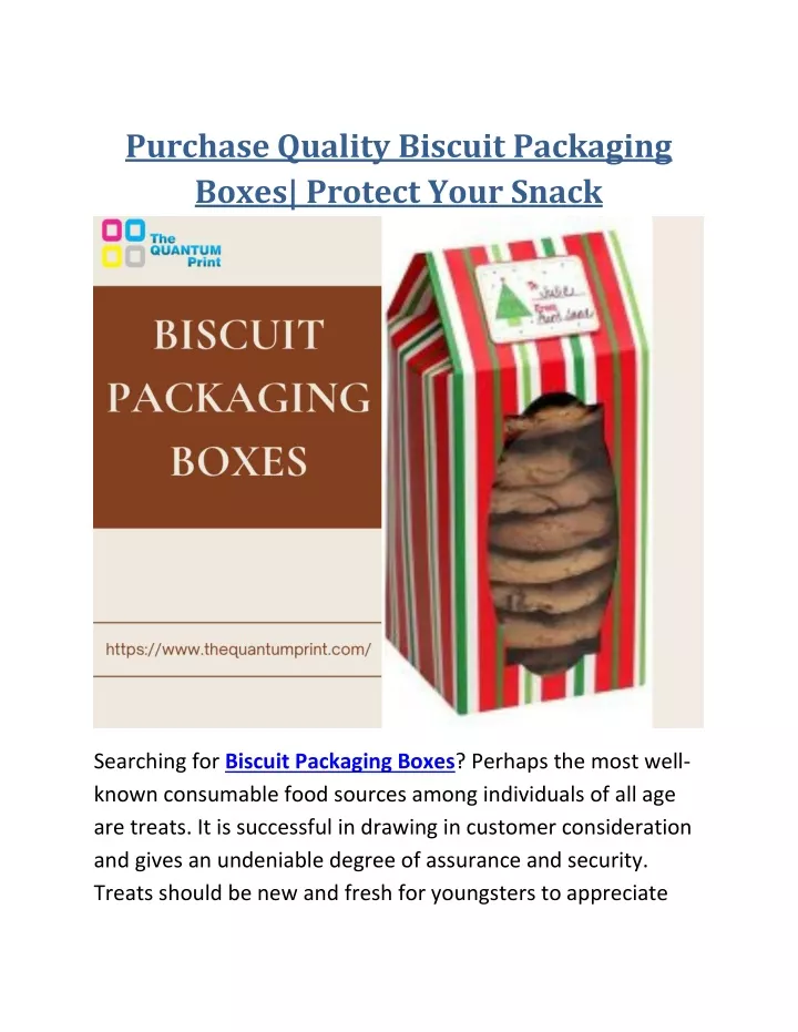 purchase quality biscuit packaging boxes protect
